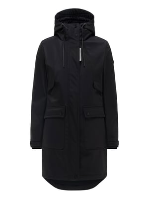 Navahoo Damen Softshell Übergangsjacke Morgennebel mit Kapuze