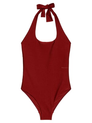 Marc O'Polo Damen Badeanzug ShinySchwimmanzug, Einteiler, Bademode