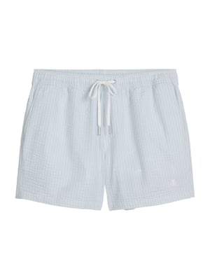 Marc O'Polo Herren Badehose SeersuckerSchwimmhose, Schwimmshorts, Badebekleidung