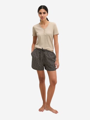 Marc O'Polo Damen Pyjama Mix N MatchSchlafanzug, Pyjama Set, Nachtwäsche