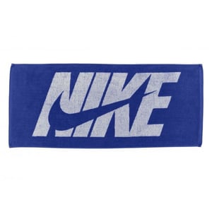 Nike - Handtuch, Jacquard, Grafikdruck (Königsblau/Weiß)