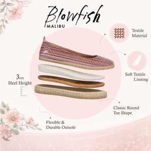 Blowfish Malibu Damen Pink Ballet Flats Ballerina Freizeitschuhe – Benita
