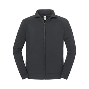 Fruit of the Loom - Sweatjacke für Herren/Damen Unisex (Hellgrau)