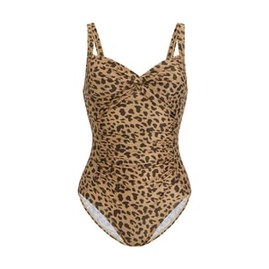 Regatta - "Sakari" Badeanzug für Damen, Bauch-Kontrolle (Leopard)