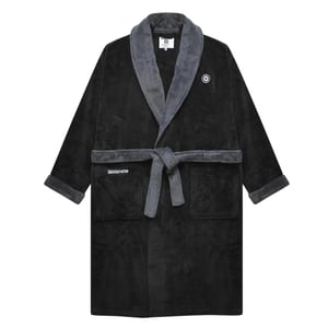 Lambretta - "Luxury AW25" Morgenmantel für Herren (Schwarz/Eisen)