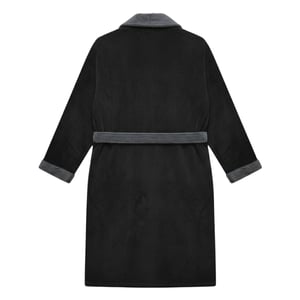 Lambretta - "Luxury AW25" Morgenmantel für Herren (Schwarz/Eisen)