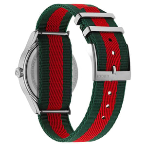 Gucci G-Timeless Bee Herrenuhr mit Stoffarmband - YA1264148