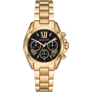 Michael Kors Bradshaw MK6959 36mm Gold Edelstahl Damenuhr Chronograph