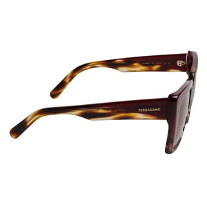 Damen rechteckige Acetat-Sonnenbrille SF1060SN