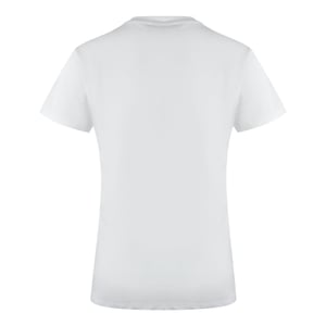 Moschino T-shirt Mit Auffälligem Logo (weiß)