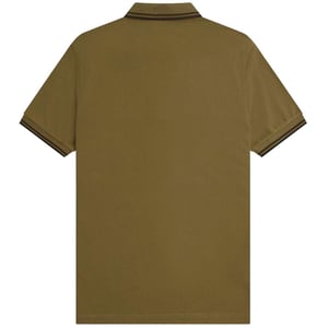 Fred Perry - Poloshirt für Herren (Schwarz/Khakigrün)