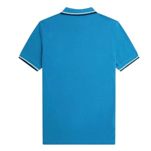 Fred Perry - Poloshirt für Herren (Weiß/Schwarz/Blau)
