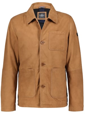 Lennox Lederhemdjacke - Sonniger Cognac