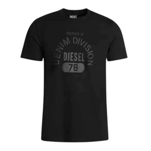 Diesel - "Property Of Denim Division" T-Shirt für Herren/Damen Unisex (Schwarz)