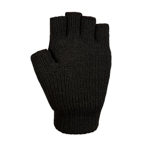 Trespass - Herren/Damen Unisex Fingerlose Handschuhe "Dita", Thinsulate Jerseyware (Schwarz)