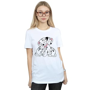 Disney - "101 Dalmatians" T-Shirt für Damen (Weiß)