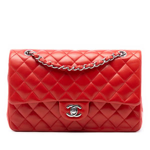 Gebrauchte Mittelgroße Classic Lammleder Double Flap