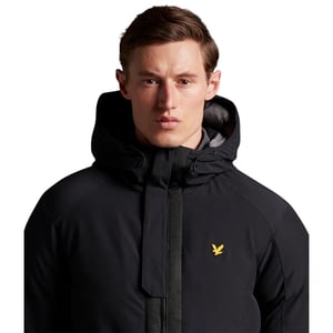 Lyle & Scott Schwarze Steppjacke
