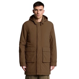 Lyle &amp; Scott Brown Wattierter Parka