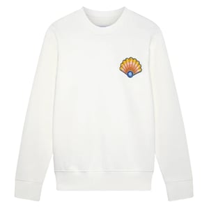Casablanca Bestickte, Cremeweiße Sweatshirts