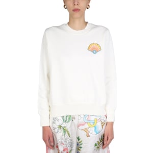 Casablanca Bestickte, Cremeweiße Sweatshirts