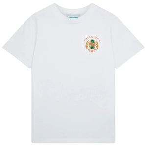 Casablanca Joyaux D'afrique Tennis Club Weißes T-shirt