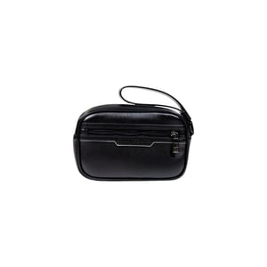 Armani Exchange Schwarze Polyester Clutch Tasche