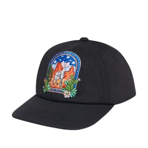 Casablanca Patch Cap L'arche Du Desert Nuit Schwarzer Hut