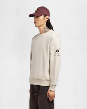 Hartsfield Crew Neck Sweatshirt in Elfenbein