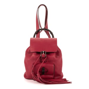 Bamboo Tassel Backpack  Rucksack