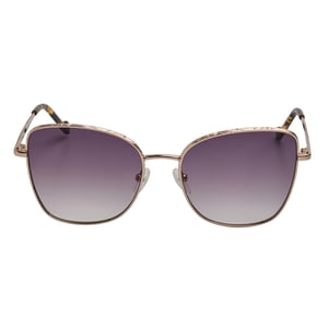 Damen Quadrat Metall Sonnenbrille LJ141S