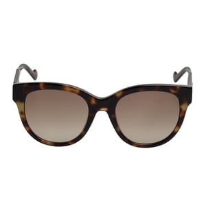 Damen Katzenaugen Runde Acetat Sonnenbrille LJ772S