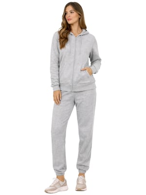 Kruze | Damen Zip-Up Hoodie Trainingsanzug Set
