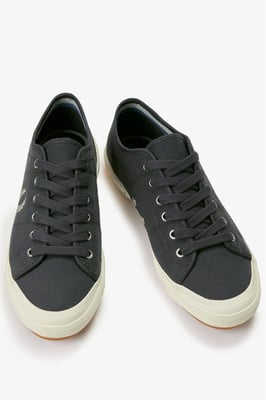 Fred Perry B708 Vintage Tennis Canvas Herren Sneaker Ankergrau