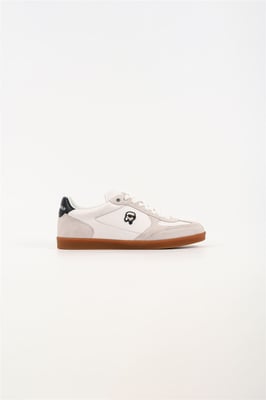 Karl Lagerfeld Kandidate NFT Leder Damenweiße Sneakers