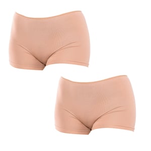 Packung mit 2 Bambus-Boxershorts für Frauen Q901