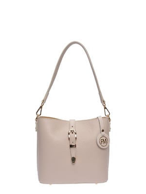 Roberta M Beige Rindsledertasche