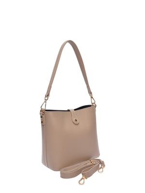 Roberta M Beige Rindsledertasche