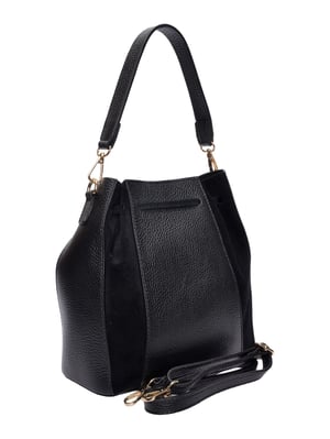 Roberta M Schwarz Rindsledertasche