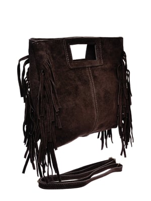 Anna Luchini Kastanienbraun Rindsledertasche