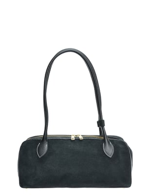 Anna Luchini Schwarz Rindsledertasche