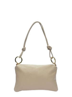 Anna Luchini Beige Rindsledertasche