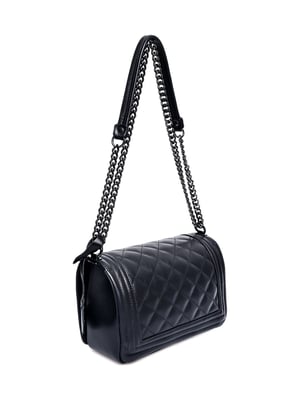 Anna Luchini Schwarz Rindsledertasche