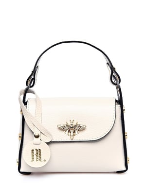 Anna Luchini Beige Rindsledertasche