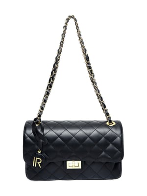 Isabella Rhea Schwarz Rindsledertasche