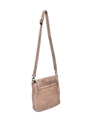 Anna Luchini Beige Rindsledertasche