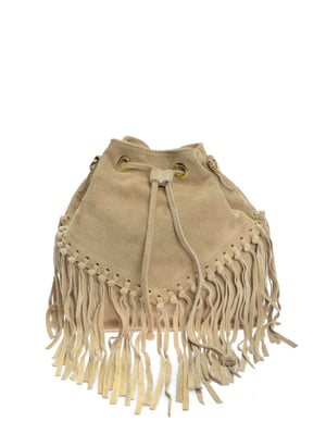 Roberta M Beige Rindsledertasche