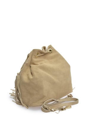 Roberta M Beige Rindsledertasche