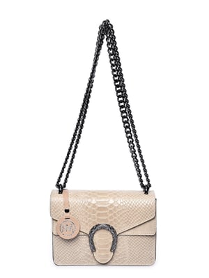 Roberta M Beige Rindsledertasche