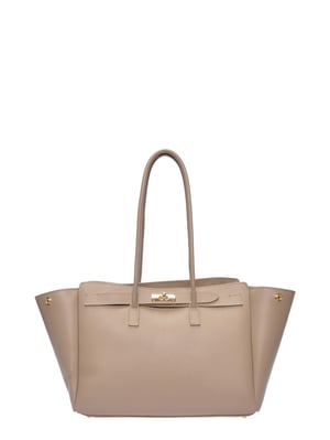 Isabella Rhea Beige Rindsledertasche